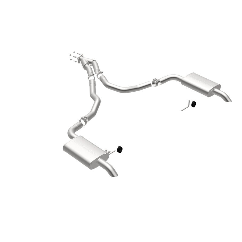 MagnaFlow 75-79 Chevrolet Corvette V8 5.7L Dual Split Rear Exit Stainless Cat-Back Performance Exhaust System