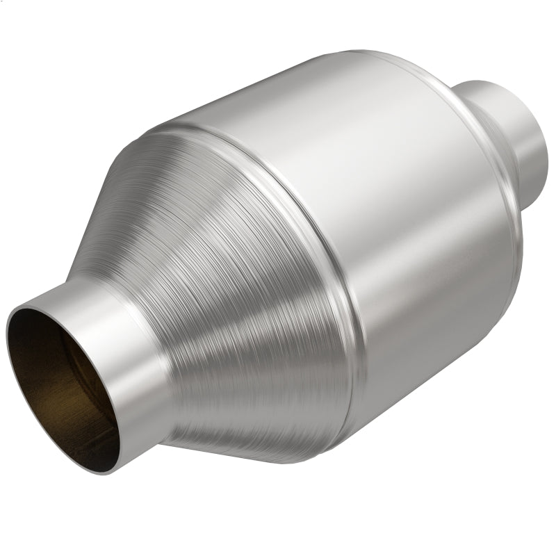 MagnaFlow OEM Grade Universal Catalytic Converter Part #51656 – 2.50-inch Inlet/Outlet with 3-inch Body for EPA Compliance