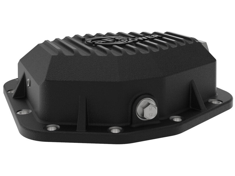 aFe Power 46-71290B Street Series Rear Differential Cover for Ford Bronco 2021-2022 with Dana M220 Axle - Black with Machined Fins