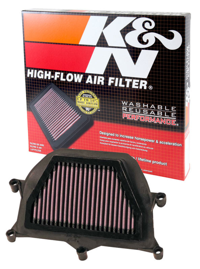K&N Engineering YA-6006 High-Flow Replacement Air Filter for Yamaha YZF-R6 (2006-2007)