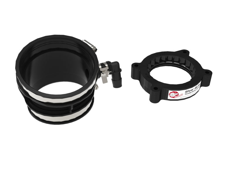aFe Silver Bullet Aluminum Throttle Body Spacer for Chevrolet Corvette C8 (2020-2026) – Black