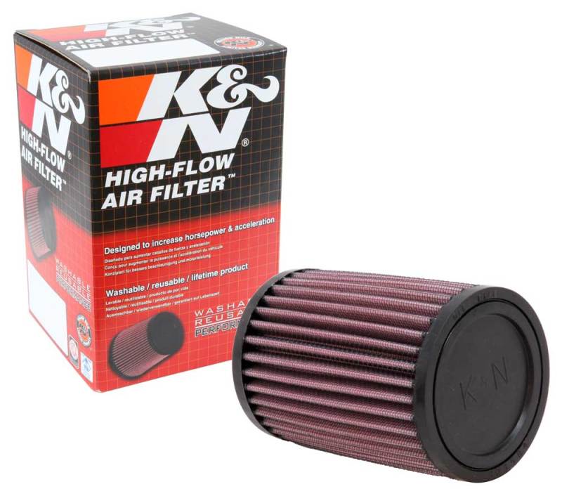 K&N Engineering Universal Rubber Air Filter – Round Straight 3.5 inch Base OD x 3.5 inch Top OD x 5 inch Height