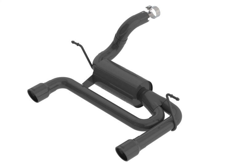 Borla ATAK SS Axle-Back Exhaust System for Jeep Wrangler JL/JLU 2018-2026 with 3.6L V6, Black Coated, 3.5-inch Tips