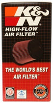 K&N Universal Rubber Round Air Filter with 20-Degree Flange Angle, 2.25-inch Flange ID, 3.5-inch OD, 6-inch Height