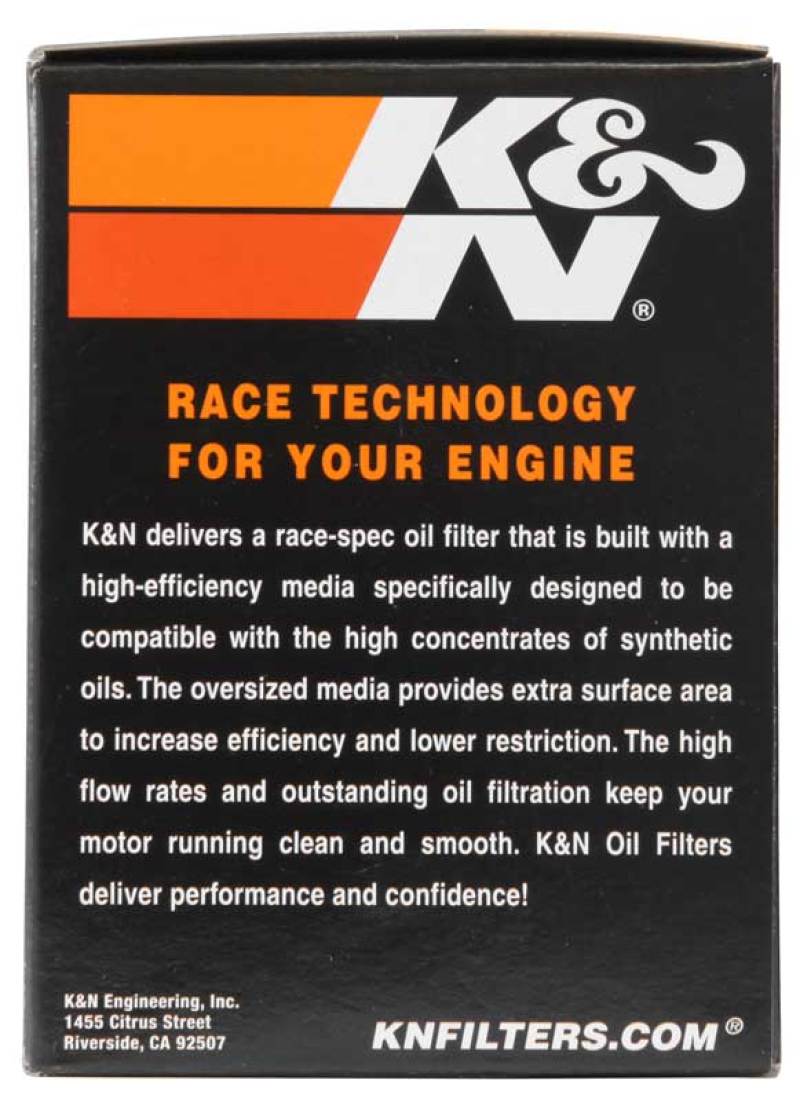 K&N Engineering Part KN-170C Chrome Oil Filter for Harley-Davidson Motorcycles