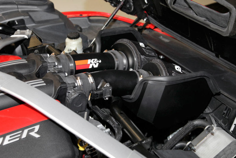 K&N 69 Series Typhoon Performance Intake Kit for 2013-2016 Dodge Viper with 8.4L V10 - Improved Horsepower and Torque