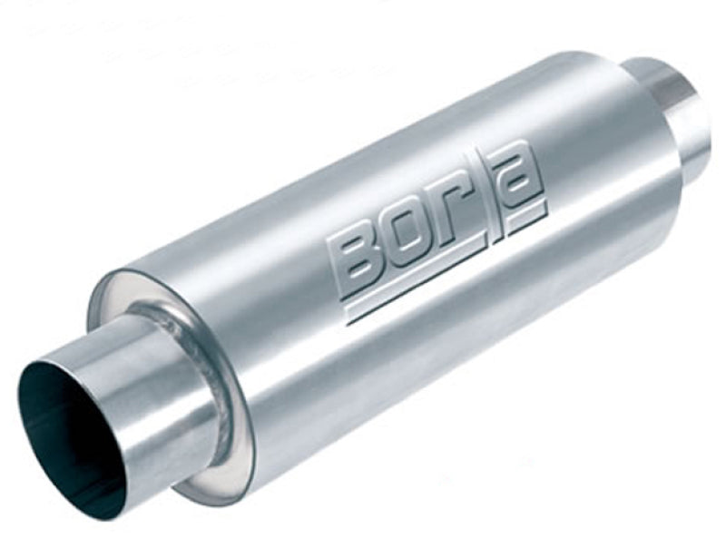 Borla XR-1 Multi-Core 3-Inch Center Inlet/Outlet Racing Muffler for High-Performance Vehicles