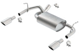 Borla 11834 Touring Cat-Back Exhaust System for 2012-2018 Jeep Wrangler JK/JKU 3.6L V6