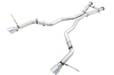 AWE Tuning 2020 Jeep Grand Cherokee SRT Track Edition Exhaust with Chrome Silver Tips