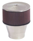 K&N Engineering Custom Velocity Stack Assembly - All Stainless Steel, 10-Inch Height, 5-1/8 Inch Flange