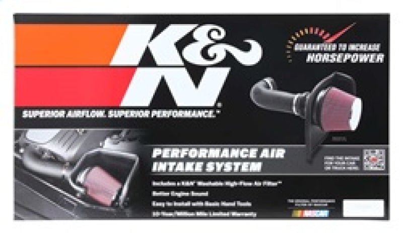 K&N Engineering 57-1561 High-Flow Cold Air Intake System for Dodge Ram and Ram 2500 V8 5.7L
