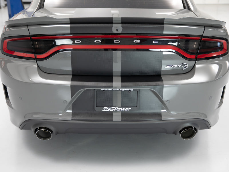 aFe MACH Force-XP 4-1/2 Inch Polished OE Replacement Exhaust Tips for Dodge Charger and Hellcat 2015-2019