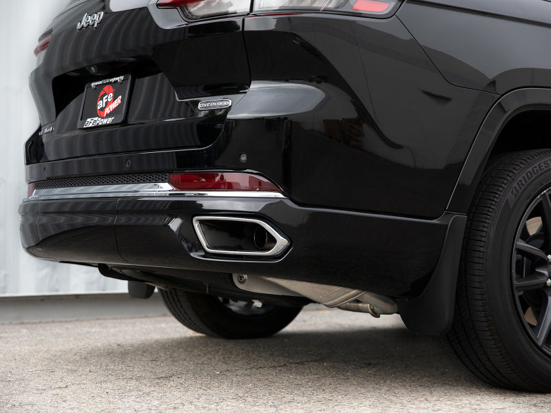 aFe Vulcan Series 2-1/4 inch Stainless Steel Cat-Back Exhaust System for Jeep Grand Cherokee L (2021-2022) with V6/V8 Engine