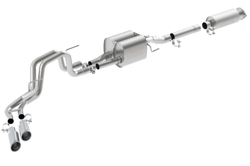Borla Touring Cat-Back Exhaust System for 2010-2014 Ford F-150 Raptor 6.2L V8 2/4WD