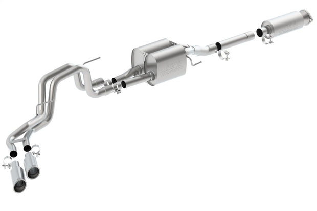 Borla Touring Cat-Back Exhaust System for 2010-2014 Ford F-150 Raptor 6.2L V8 2/4WD