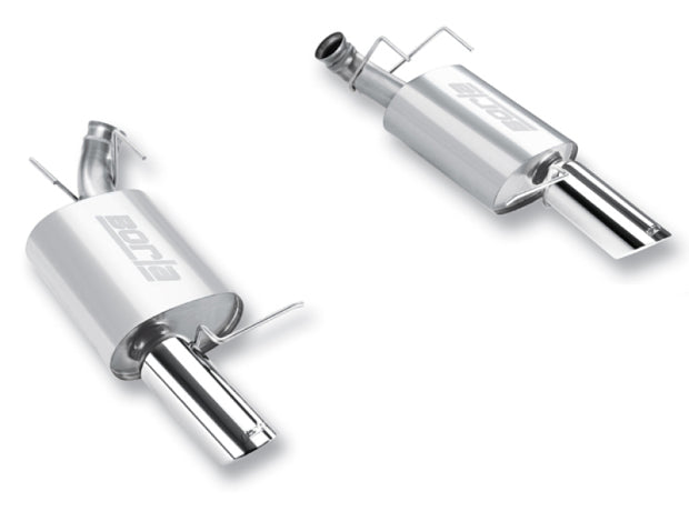 Borla S-Type Axle-Back Exhaust System for 2011-2012 Ford Mustang GT and 2012 Boss 302 – 5.0L V8, RWD
