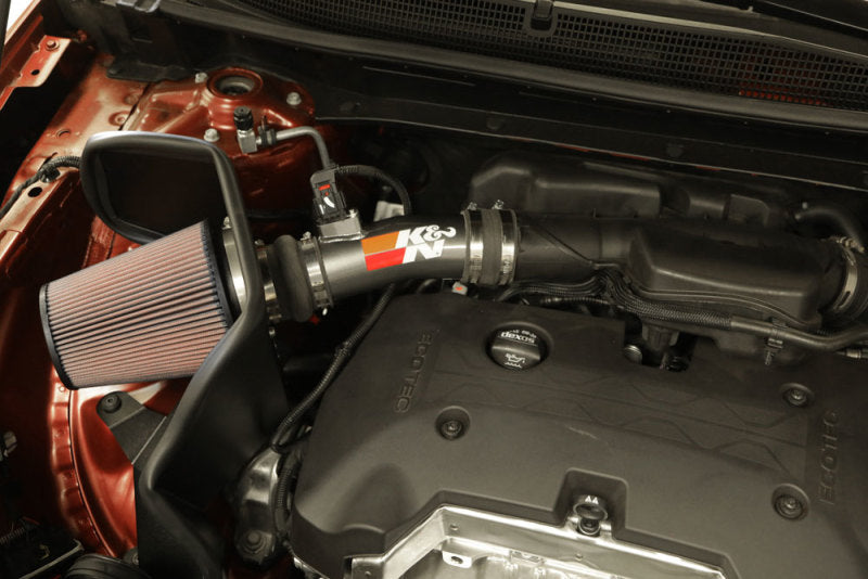 K&N Engineering 77-3111KC Cold Air Intake System for Chevy Blazer and GMC Acadia (2019-2020) with High-Flow Oiled Cotton Filter