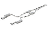 Borla S-Type Cat-Back Exhaust System for 2015-2018 Dodge Challenger R/T 5.7L V8