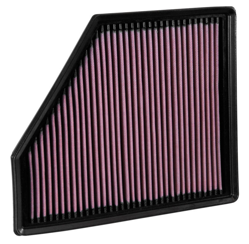 K&N Engineering 33-5047 High-Flow Reusable Air Filter for Chevrolet Camaro SS 6.2L