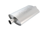Borla Pro-XS Universal Muffler with 2.5-inch Inlet and Outlet - Reversible Design, 4x9.5-inch Oval Body
