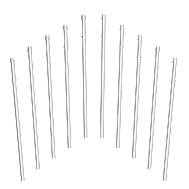 MagnaFlow Part Number 10151 Stainless Steel Exhaust Hangers - Pack of 10, 0.50 Inch Diameter, Straight Design