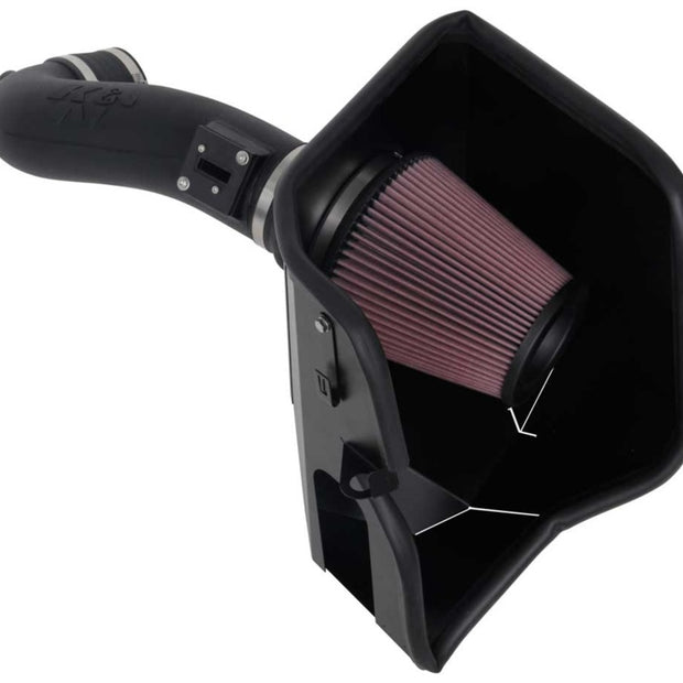 K&N Engineering 63-3110 AirCharger Performance Intake System for 2019 Chevrolet Silverado 1500 and GMC Sierra 1500 with 5.3L / 6.2L V8 engines