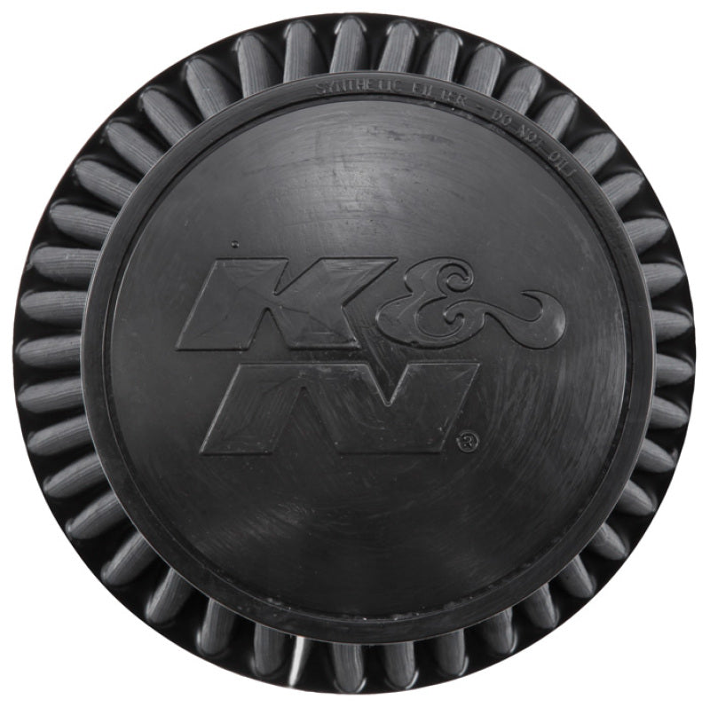 K&N Engineering RU-3101HBK Black Universal Round Tapered Air Filter - 6 Inch Flange ID