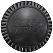 K&N Engineering RU-3101HBK Black Universal Round Tapered Air Filter - 6 Inch Flange ID
