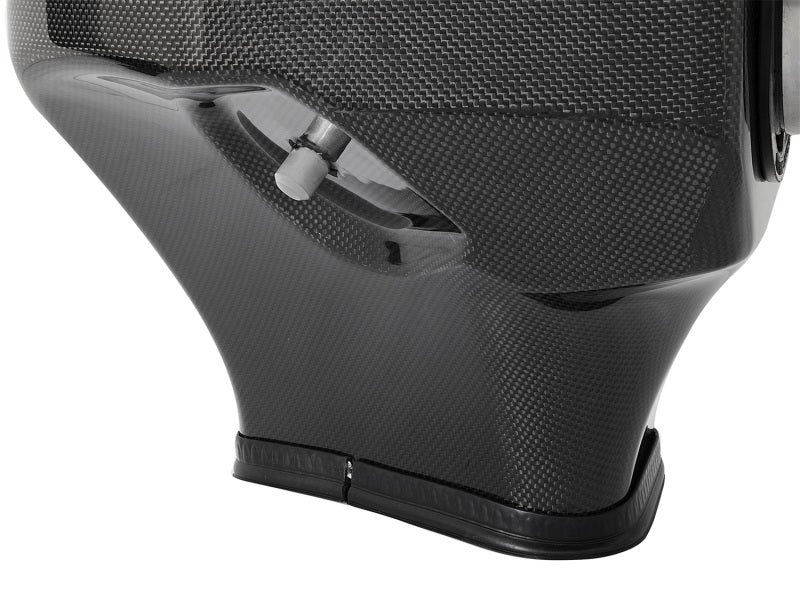 aFe Momentum GT Black Series Carbon Fiber Cold Air Intake System with Pro 5R & Pro DRY S Filters for Dodge Challenger and Charger SRT Hellcat 2017-2022