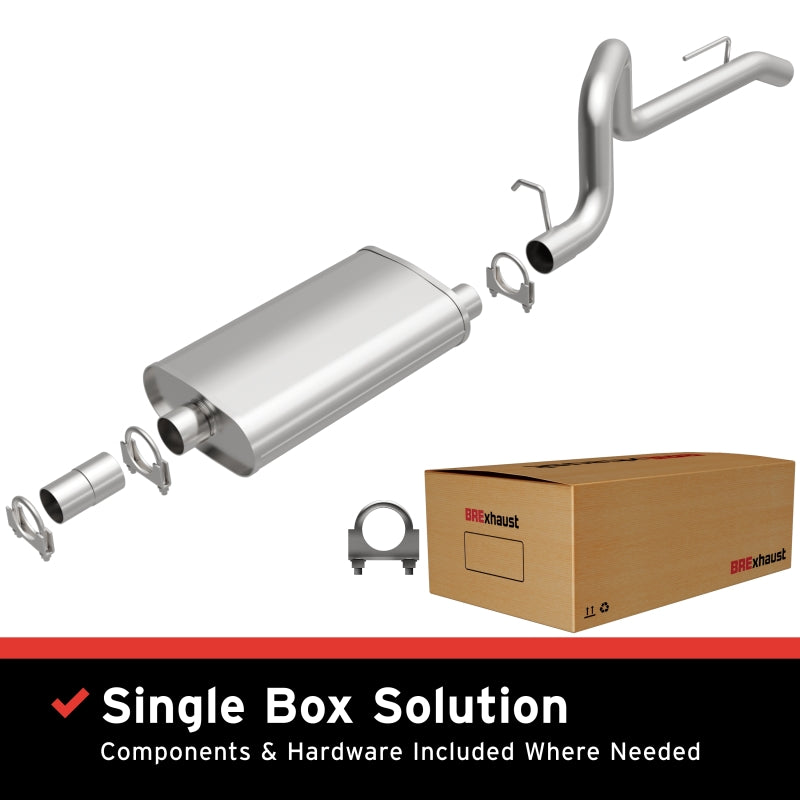 MagnaFlow BRE Exhaust Kit 87-90 Jeep Wrangler - Direct-Fit Replacement with Mandrel-Bent Pipes