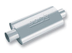 Borla XR-1 Racing Sportsman 2.5-inch Inlet/Outlet Oval Muffler - High-Performance Automotive Exhaust