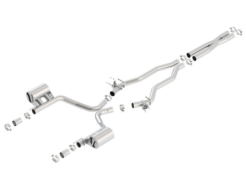Borla ATAK Cat-Back Exhaust System for 2015-2023 Dodge Charger SRT 392 & 2015-2023 Chrysler 300C with 6.4L V8 - No Tips