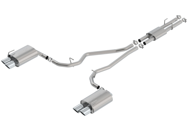 Borla ATAK Cat-Back Exhaust System for 2020-2023 Ford Explorer ST and Lincoln Aviator with Chrome Tips