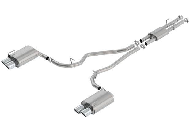Borla ATAK Cat-Back Exhaust System for 2020-2023 Ford Explorer ST and Lincoln Aviator with Chrome Tips