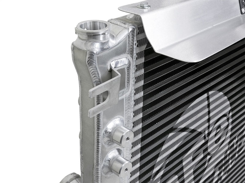 aFe BladeRunner GT Series Bar and Plate Radiator with Black Hoses for 2012-2018 Jeep Wrangler (JK) V6 3.6L