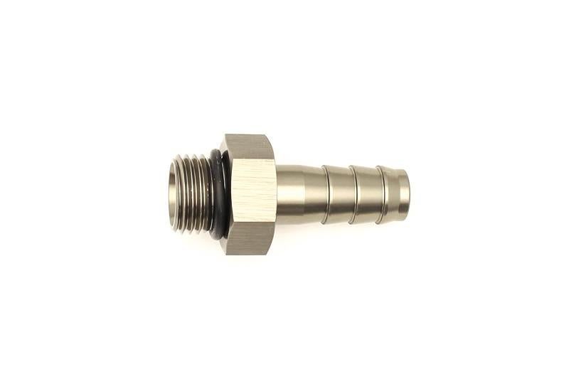 DeatschWerks 6AN ORB Male to 3/8 Inch Male Triple Barb Fitting with O-Ring