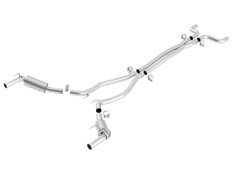 Borla ATAK Cat-Back Exhaust System for 2010-2013 Chevrolet Camaro SS 6.2L V8 with Ground Effects Package