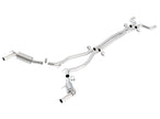 Borla ATAK Cat-Back Exhaust System for 2010-2013 Chevrolet Camaro SS 6.2L V8 with Ground Effects Package