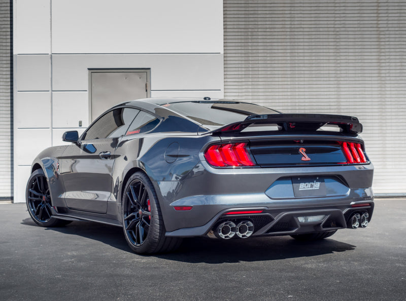 Borla ATAK Cat-Back Exhaust System for 2020-2023 Ford Mustang Shelby GT500 with Carbon Fiber Tips