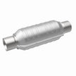 MagnaFlow OEM Grade Universal Catalytic Converter Part Number 51355 - 2.25 Inch Inlet/Outlet, 11 Inch Body