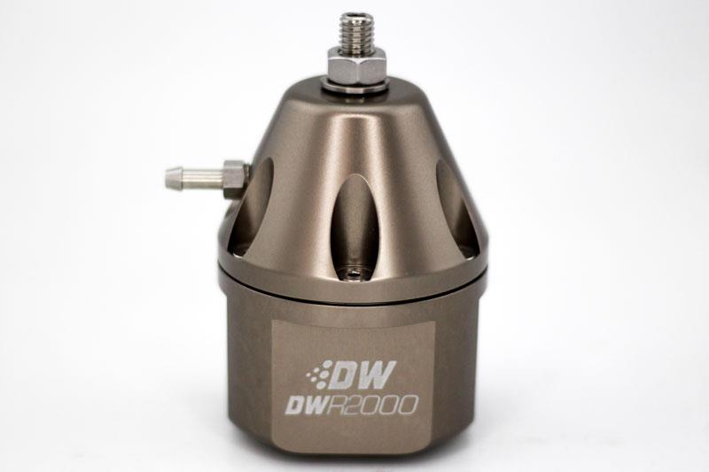 DeatschWerks DWR2000 Titanium Adjustable Fuel Pressure Regulator for Automotive Applications