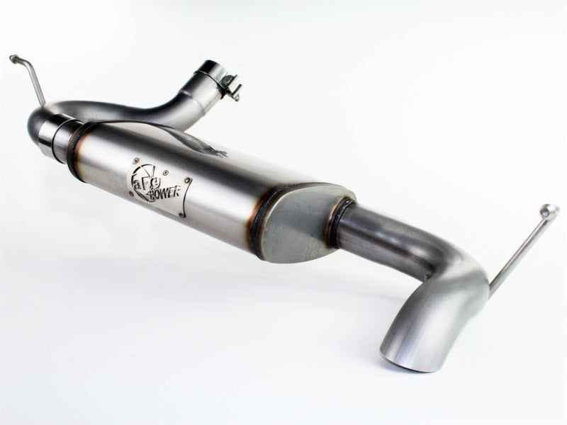 aFe MACH Force XP 2.5-inch Stainless Steel Axle-Back Exhaust System for Jeep Wrangler (2011-2013) V6-3.6L/3.8L