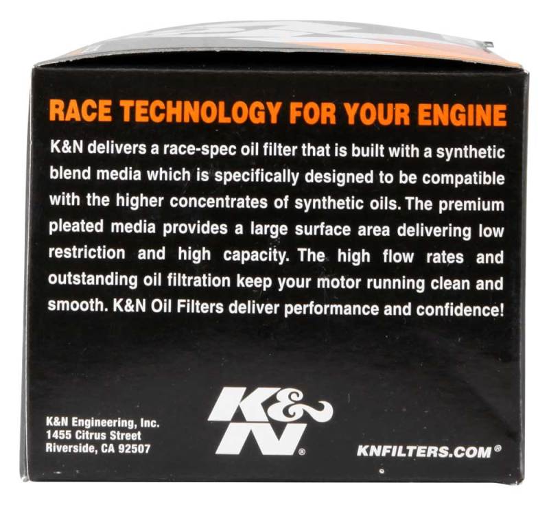 K&N Engineering Part KN-147 Premium Oil Filter for Powersports Vehicles