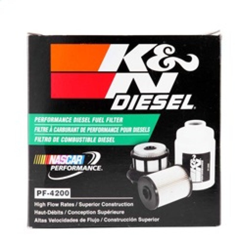 K&N Engineering PF-4200 Performance Cartridge Fuel Filter for Dodge Ram 2500 and 3500 (2006-2007) 5.9L Diesel