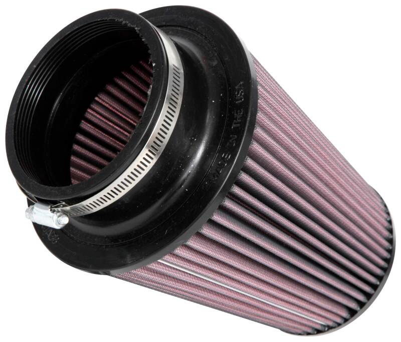 K&N Engineering RU-1027 Universal Clamp-On Air Filter – 4 Inch Flange, 6.5 Inch Body, 4.5 Inch Top, 8 Inch Height