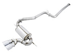 AWE Tuning Ford Focus ST Touring Edition Cat-Back Exhaust – Non-Resonated with Chrome Silver Tips