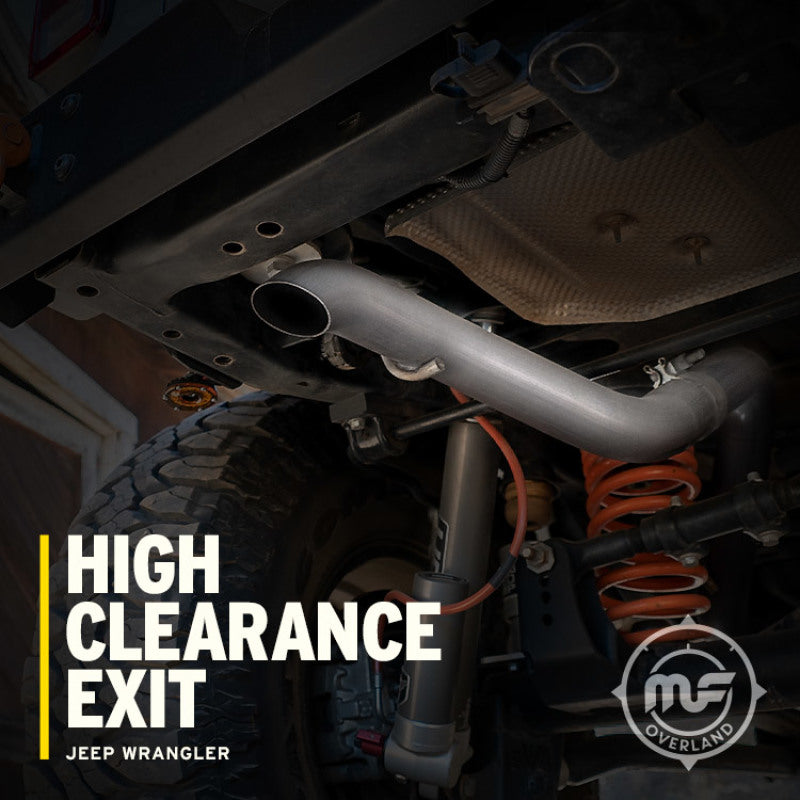 MagnaFlow Overland Series Cat-Back Exhaust System for Jeep Wrangler JK 2012-2018 by MagnaFlow Part #19539