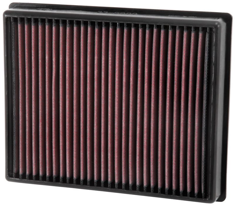 K&N Engineering 33-5000 High-Flow Reusable Air Filter for 2013-2015 Ford Fusion 2.0L L4