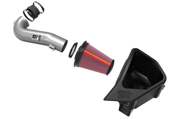 K&N Engineering Chevy/GMC 1500 V8 6.2L NextGen Aluminum Cold Air Intake System (Part #70-3110)