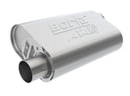 Borla CrateMuffler SBC 283/327/350 – 2.5-Inch Offset/Center Oval Muffler with ATAK Sound
